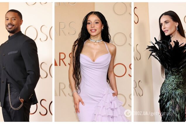 'Сукня пави' Демі Мур і невпізнанний Педро Паскаль: топ-8 образів на 'Оскарі 2026', які можна роздивлятися годинами