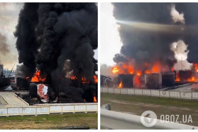 Уничтожена большая часть резервуарного парка: появились данные о последствиях атаки на нефтебазу в Лабинске. Фото и видео