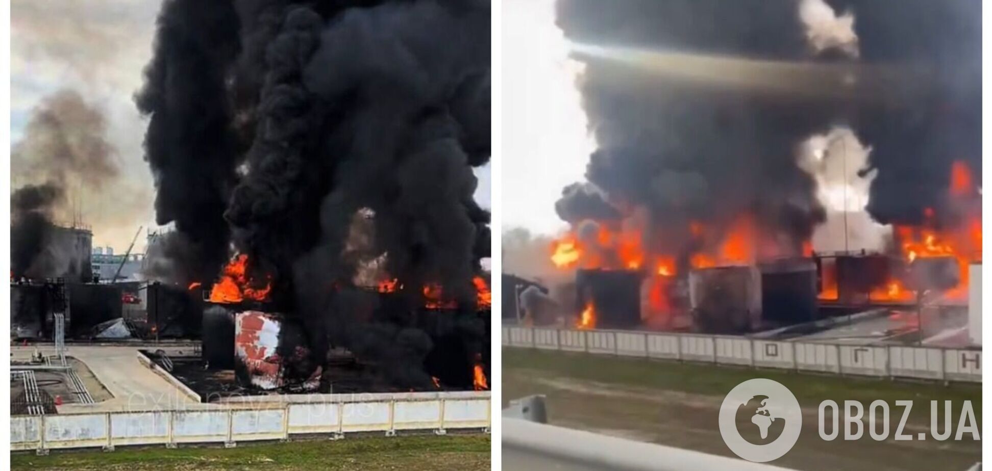 Уничтожена большая часть резервуарного парка: появились данные о последствиях атаки на нефтебазу в Лабинске. Фото и видео