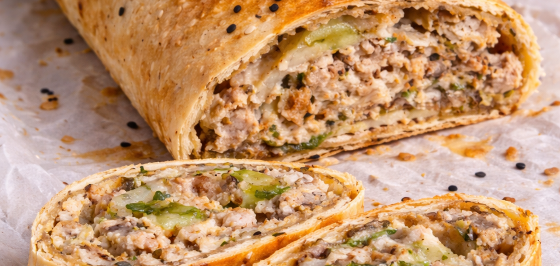 Ситний м'ясний рулет з лаваша: готується елементарно