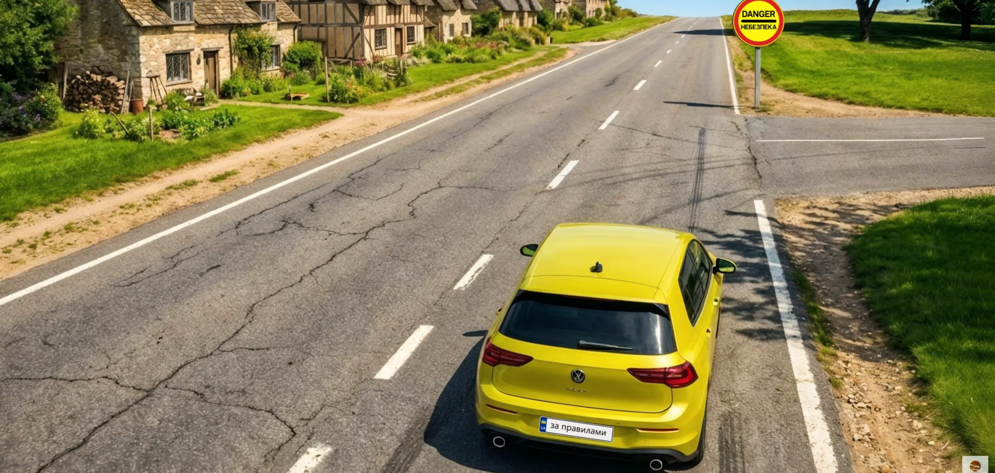 Чи дозволено проїхати прямо? Тест на знання ПДР