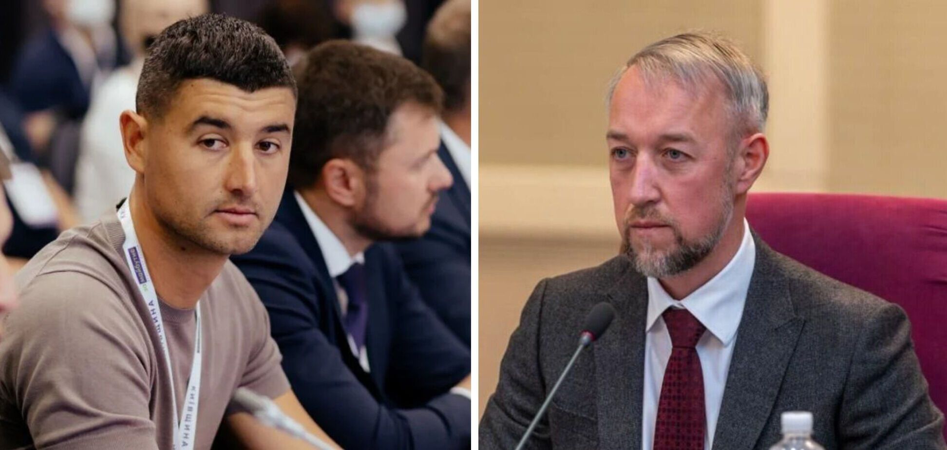 Ілюстративний колаж про рішення Мін'юсту щодо Сергія Шапрана та групи 'Юнігран'