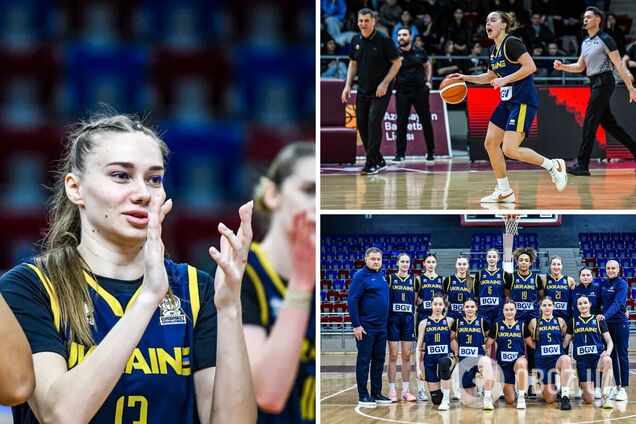 Украина вышла во второй раунд отбора женского Евробаскета-2027