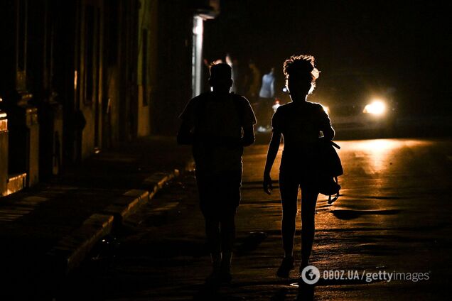 Иллюстрация: отключение света