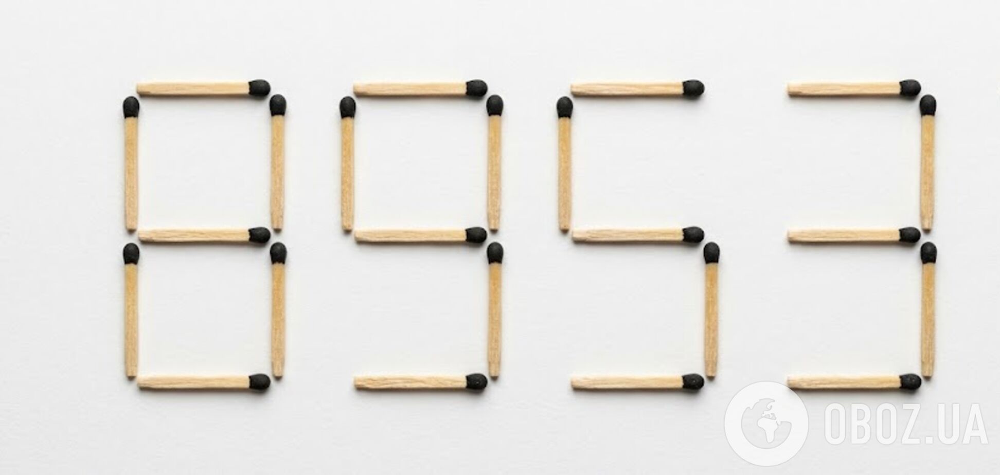 Яке число наступне? Непроста головоломка із сірниками