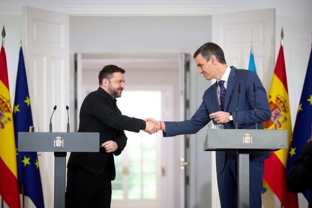 'Працюємо разом': Зеленський зустрівся з прем'єром Іспанії та повідомив про підписання низки угод. Фото, відео