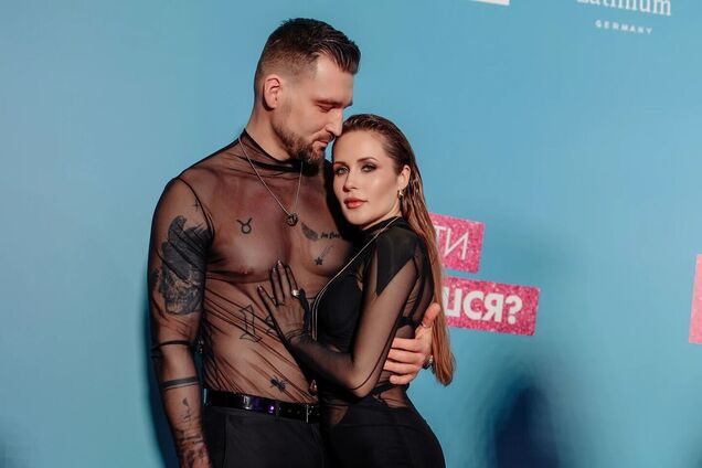 'Можливо, вона вагітна'. Новий бойфренд Наталки Денисенко підколов актрису перед камерами через її 'нові груди'