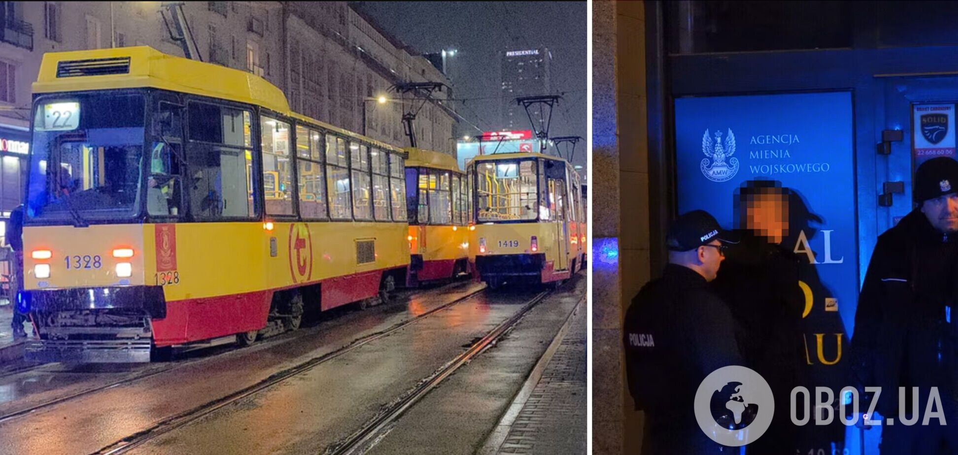 В Варшаве поляк с ножом набросился на украинца в трамвае: очевидцы укротили нападающего