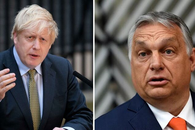 Борис Джонсон. Віктор Орбан
