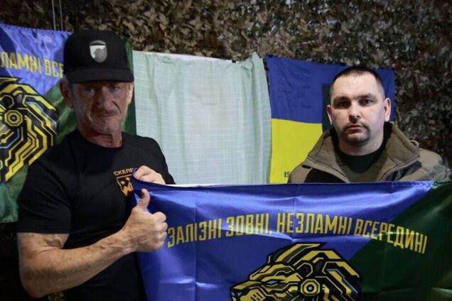 Шон Пенн пропустив церемонію 'Оскар', але відвідав військових на Донбасі. Фото