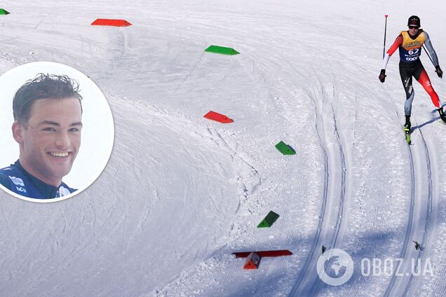 Британський лижник напився просто в гонці Кубку світу і фінішував п'яним до чортиків з учасницями жіночого заїзду. Відео