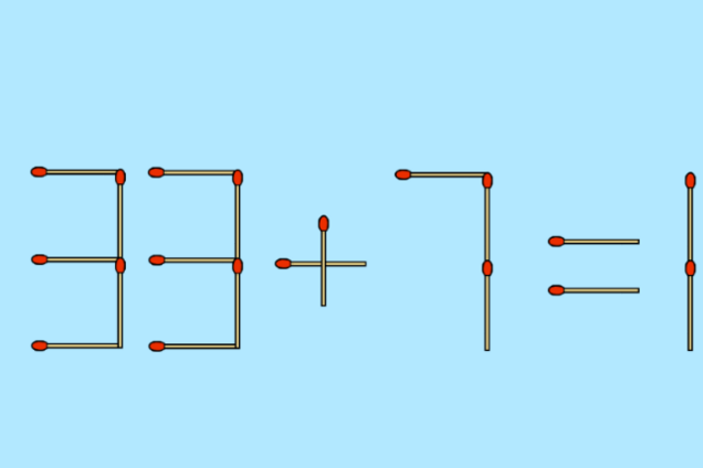 Передвиньте 2 спички: хитрая головоломка