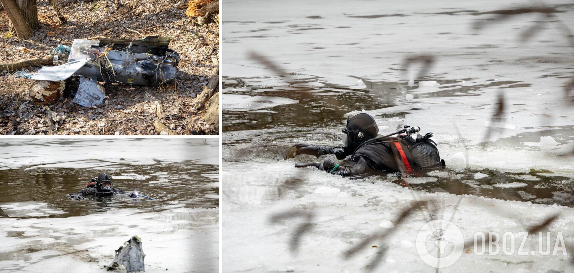 У Києві водолази-сапери дістали з річки залишки російської ракети. Подробиці, фото та відео