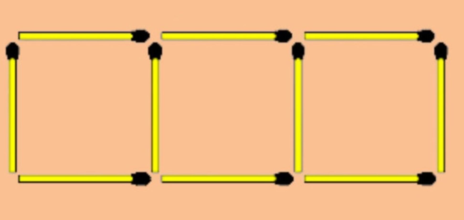 Пересуньте лише 1 сірник: головоломка для найрозумніших