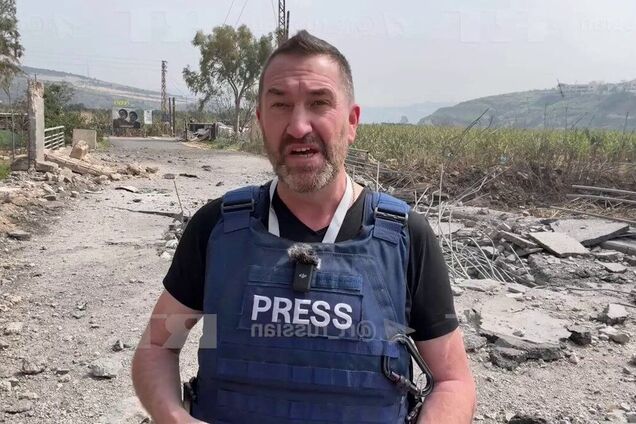 Російські пропагандисти потрапили під удар ізраїльською ракетою в Лівані: відео моменту вибуху