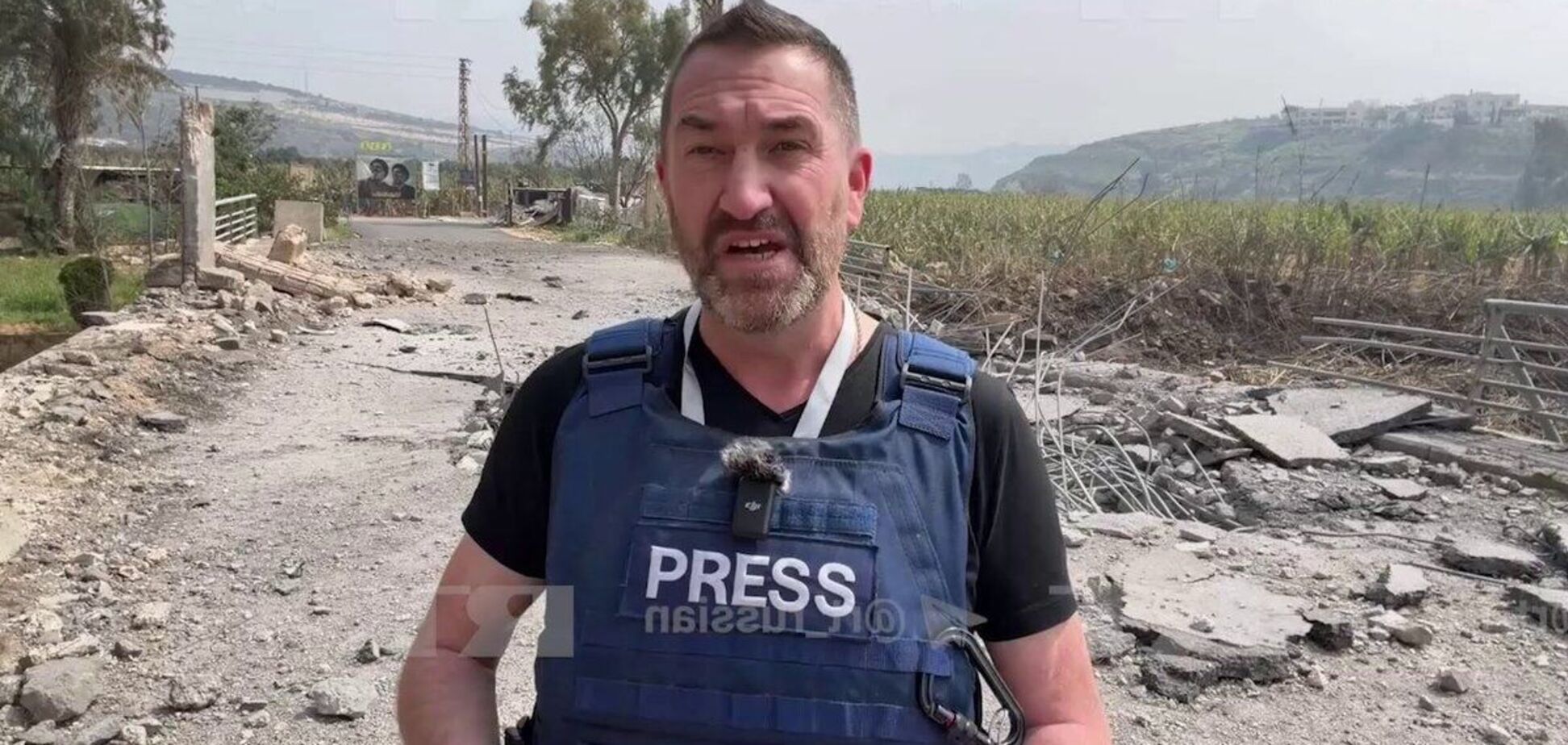 Російські пропагандисти потрапили під удар ізраїльською ракетою в Лівані: відео моменту вибуху