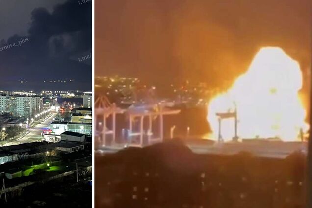 У Новоросійську пролунали вибухи: повідомляють про атаку дронів. Фото і відео