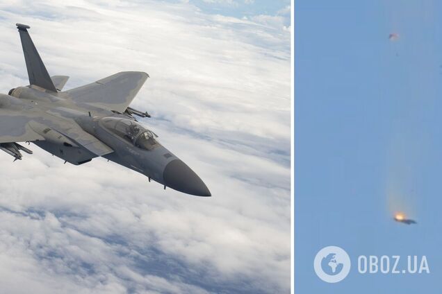 В Кувейте разбился американский истребитель F-15: момент катастрофы попал на видео
