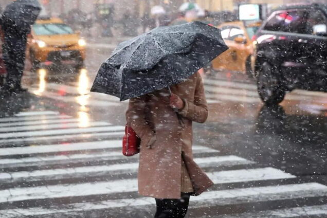 Невеликий дощ з мокрим снігом та до +5°С: прогноз погоди по Київщині на 3 березня