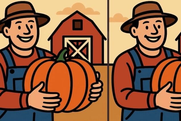 Скільки відмінностей на малюнку? Знайдіть усі за 49 секунд