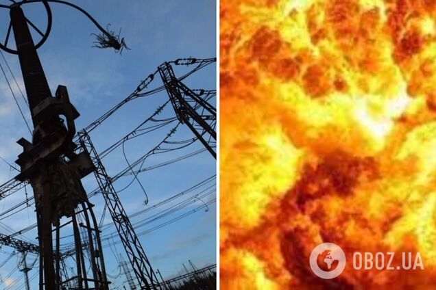 В Краснодарском крае поражена электрическая подстанция 'Тамань': произошел пожар