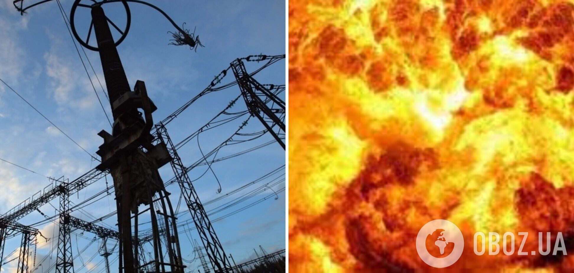 У Краснодарському краї уражено електричну підстанцію 'Тамань': сталась пожежа