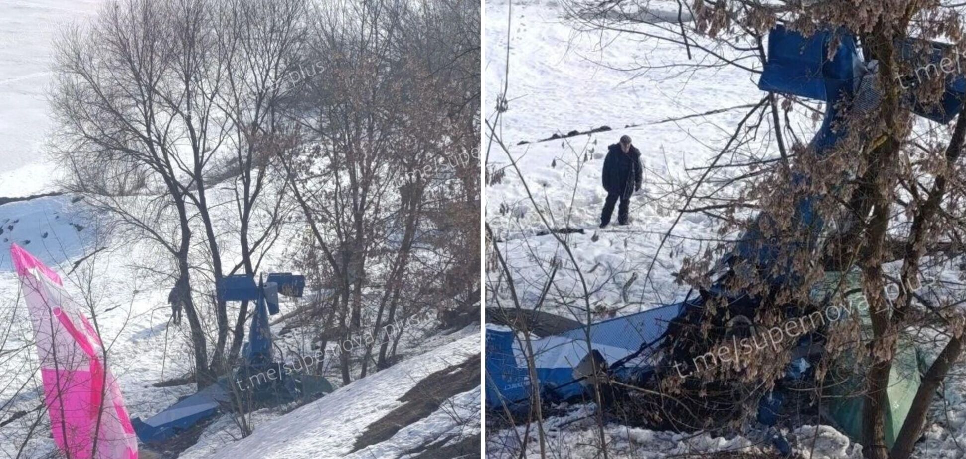 Перепутали с украинским дроном: в Подмосковье ПВО сбила самолет с двумя россиянами на борту. Фото