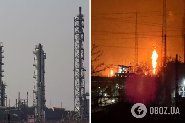 В российском Тольятти дроны поразили важный химзавод: вспыхнул пожар. Фото и видео