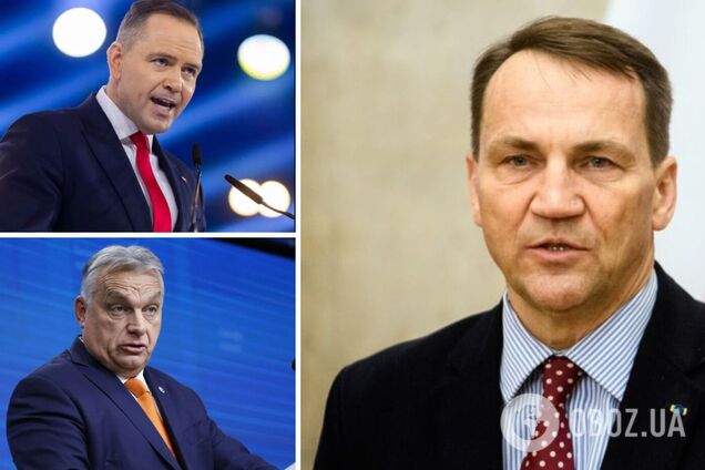 'Ви такого бажаєте Польщі?' Сікорський розкритикував Навроцького за ймовірний візит до Орбана