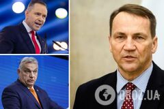 'Роковая ошибка': Туск и Сикорский раскритиковали Навроцкого за поддержку Орбана