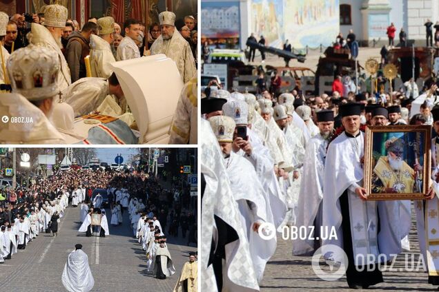 Украинцы прощаются с патриархом Филаретом: все детали, фото и онлайн-трансляция