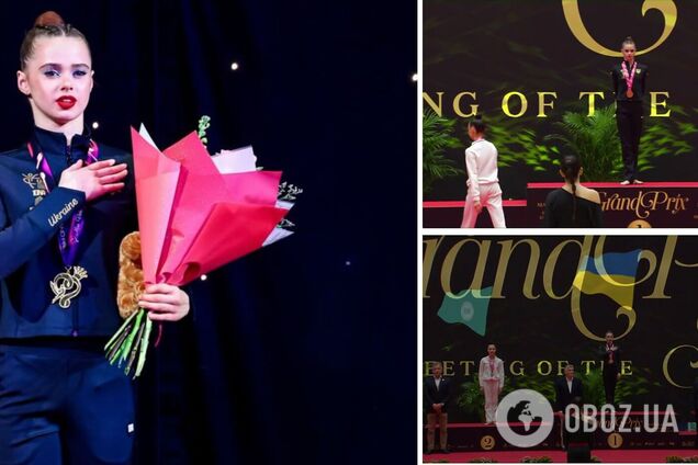 Онофрийчук вынудила абсолютную чемпионку России слушать гимн Украины, а затем устроила ей бойкот. Видео