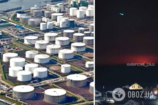 В российском Приморске атакован порт, вспыхнул нефтеналивной терминал. Фото и видео