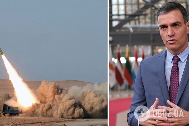 Иран разместил на ракете фото премьер-министра Испании, который выступил против войны