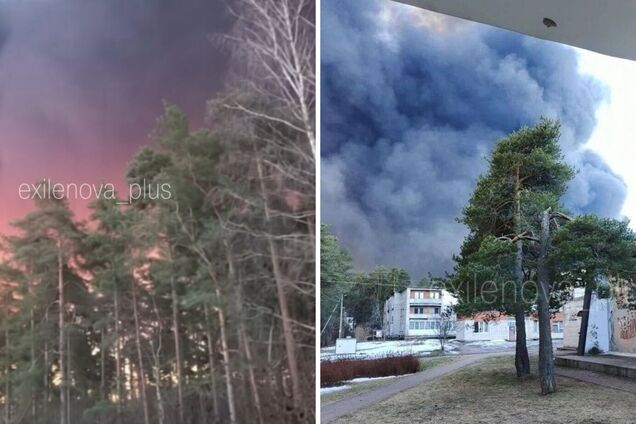 Поднялась стена дыма: появились новые кадры последствий атаки на порт в российском Приморске. Видео