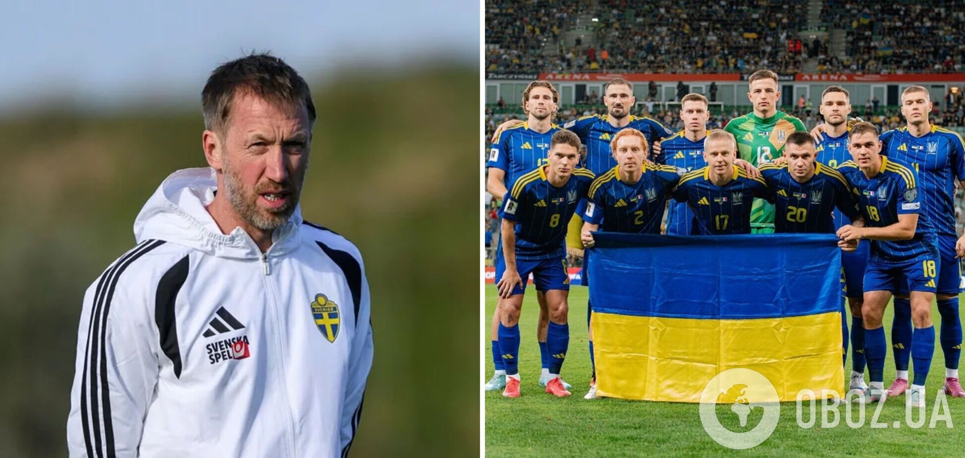 Тренер сборной Швеции дал характеристику Украине перед плей-офф отбора ЧМ-2026