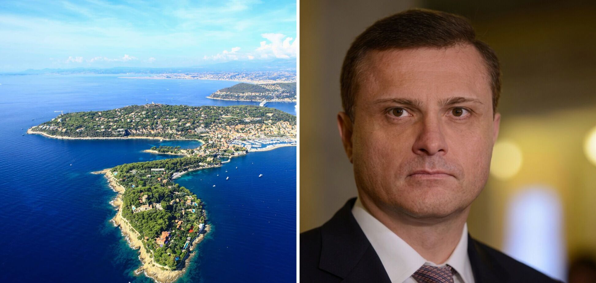 Сен-Жан-Кап-Ферра, Сергей Левочкин. Иллюстративный коллаж