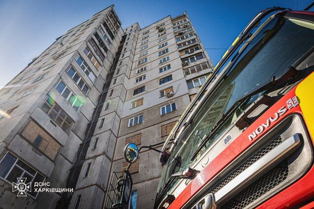 В Харькове во время пожара женщина выпрыгнула из окна 13-го этажа и погибла: детали трагедии