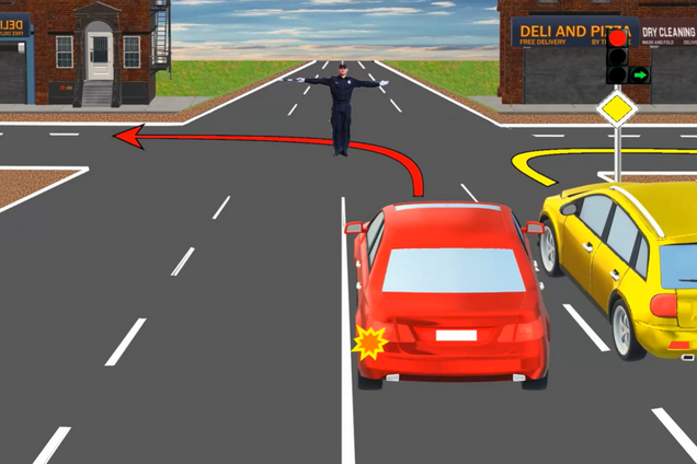 Кто проедет перекресток? Тест на знание ПДД