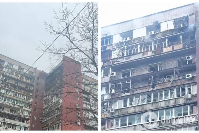 У Дніпрі внаслідок ворожої атаки пошкоджено багатоповерхівку: постраждали троє людей. Фото та відео