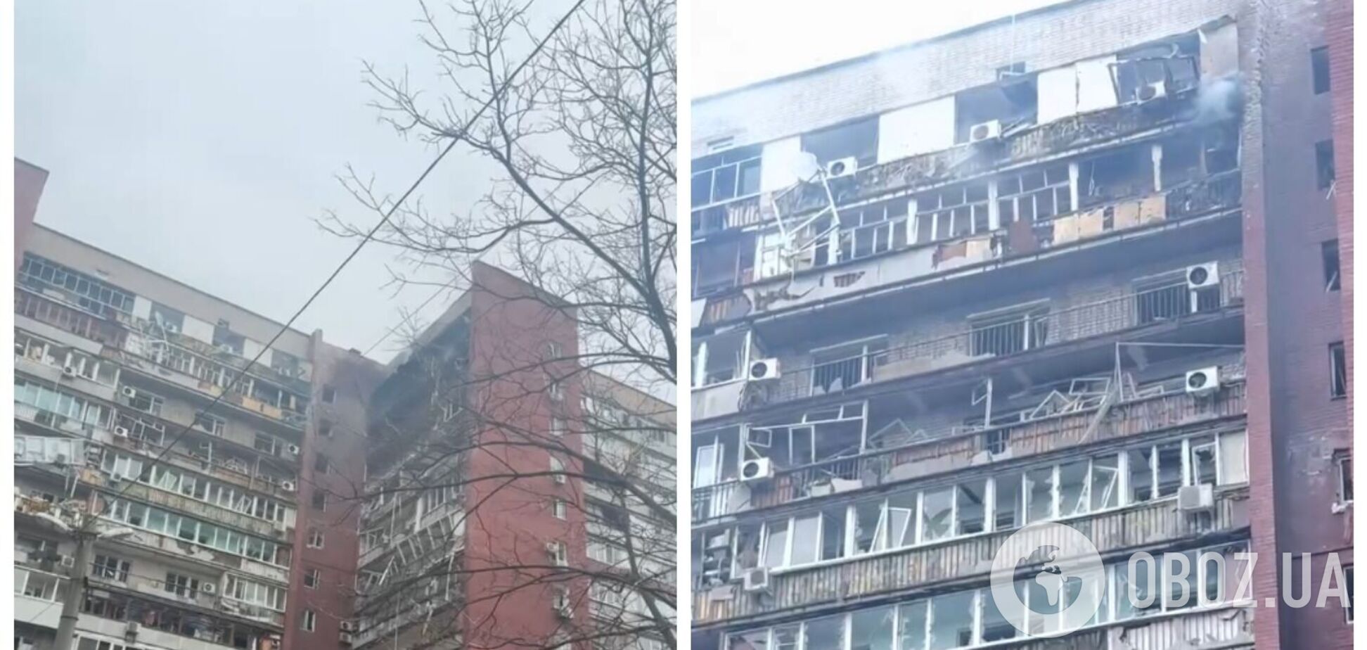 В Днепре в результате вражеской атаки повреждена многоэтажка: пострадали 9 человек. Фото и видео