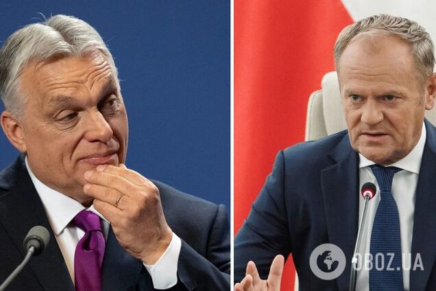 'Маєте польські обов'язки, а не російські': Туск розкритикував Навроцького за підтримку Орбана
