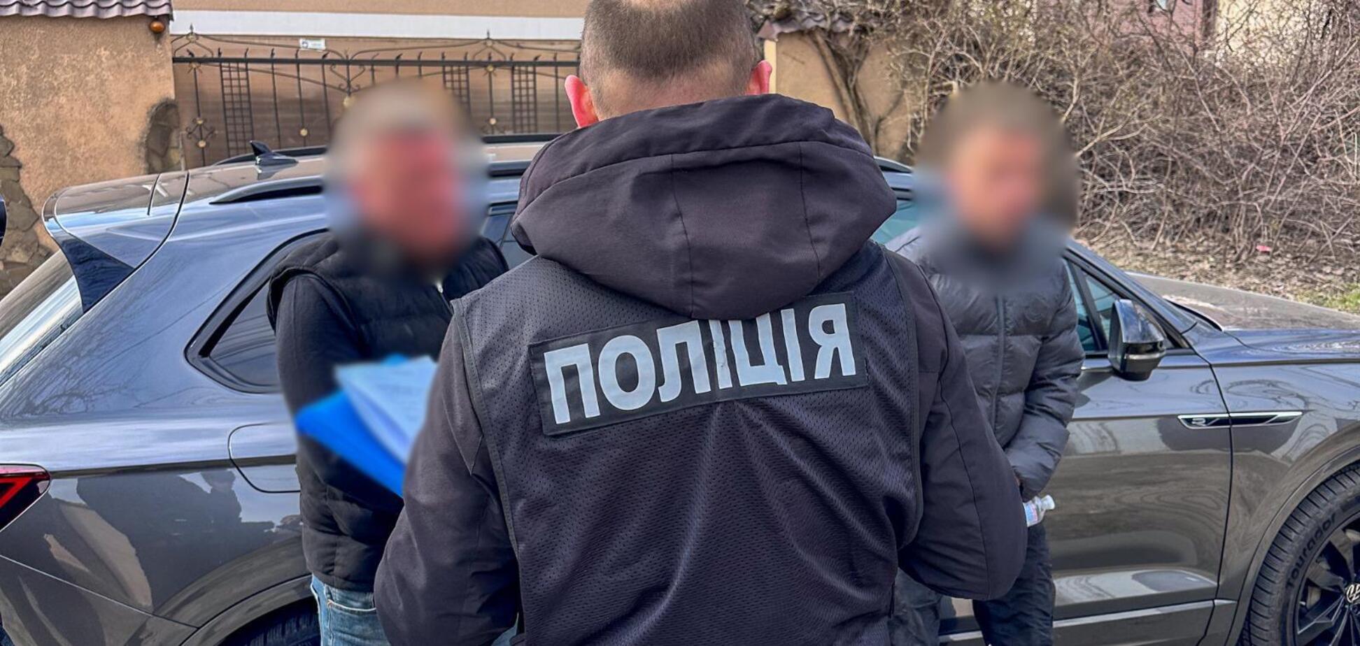 Фото затрання підозрюваних