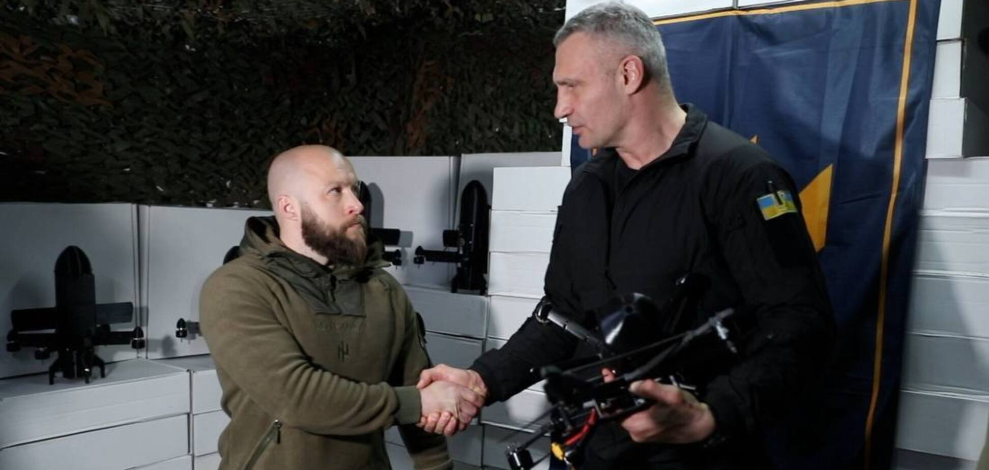 Кличко передал бойцам Третьего армейского корпуса 5 000 FPV-дронов от столицы. Фото
