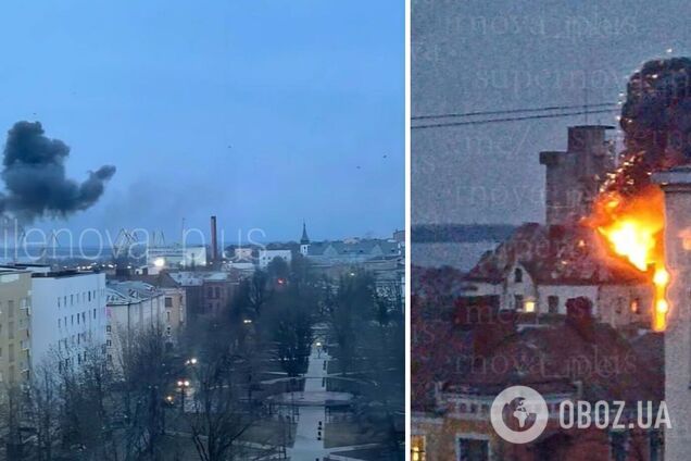 В российском Выборге атакован порт: произошел пожар. Фото и видео