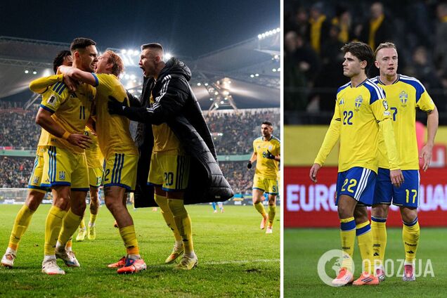 О котрій футбол Україна – Швеція: час початку матчу відбіркового турніру ЧС-2026 з футболу