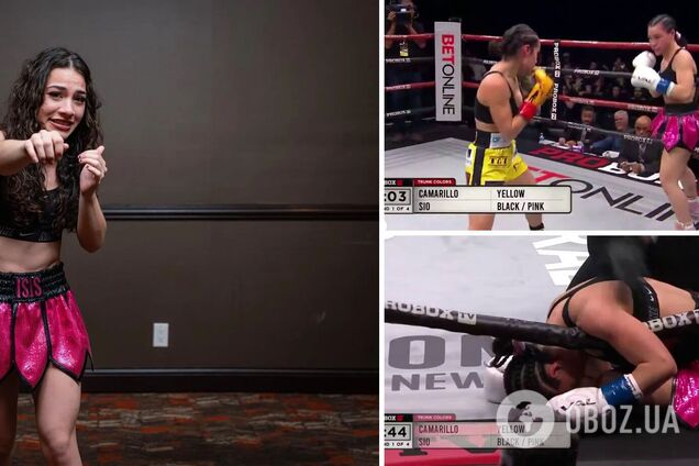 В США боксерша после тяжелого нокаута впала в кому. Видео