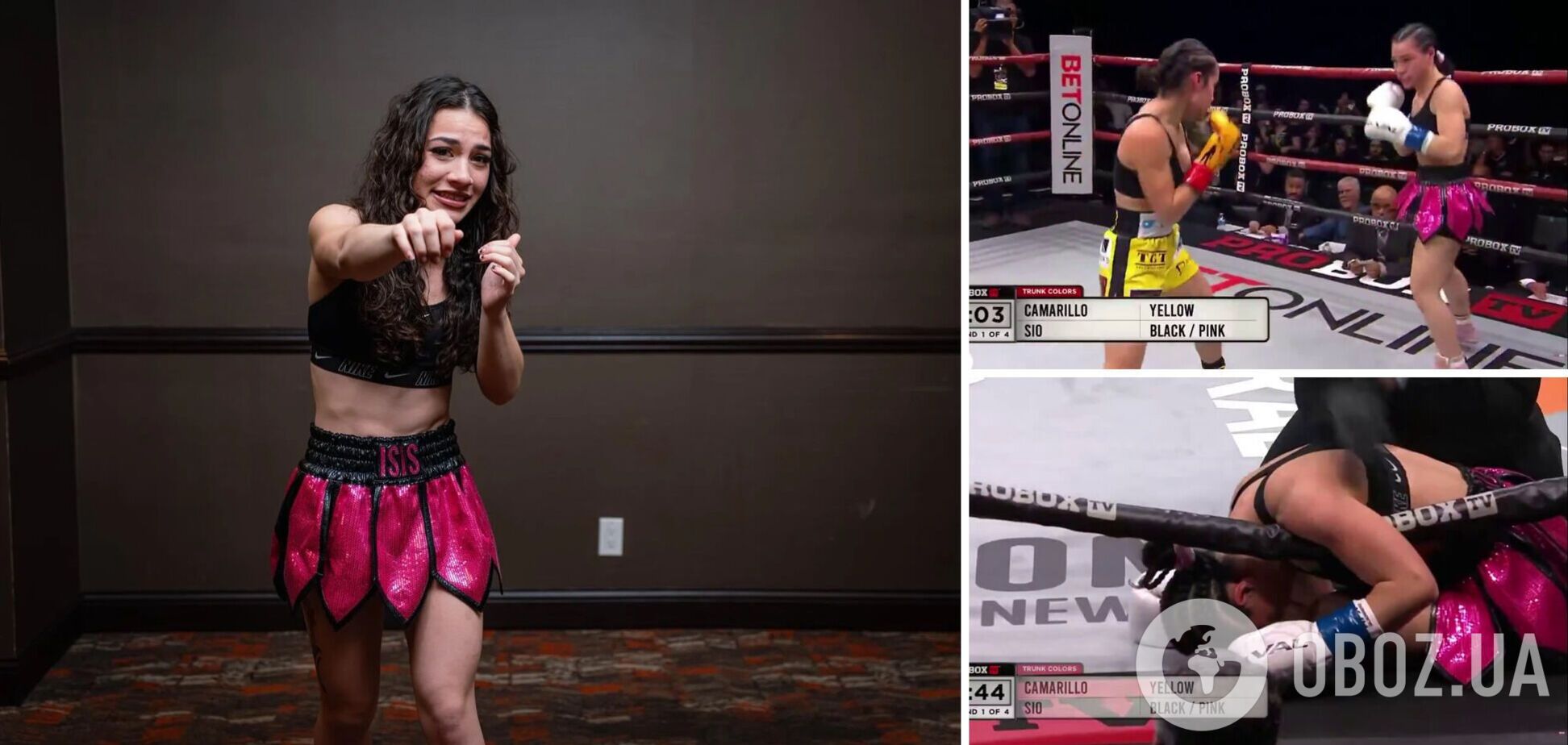 В США боксерша после тяжелого нокаута впала в кому. Видео