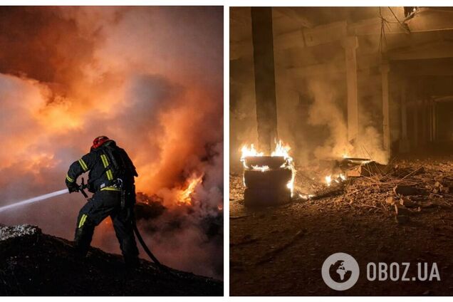 Окупанти атакували портову та енергетичну інфраструктуру Одещини: стались пожежі, є постраждалий. Фото