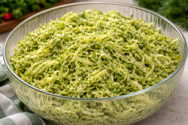 Полезный зеленый салат с капустой: чем заправить